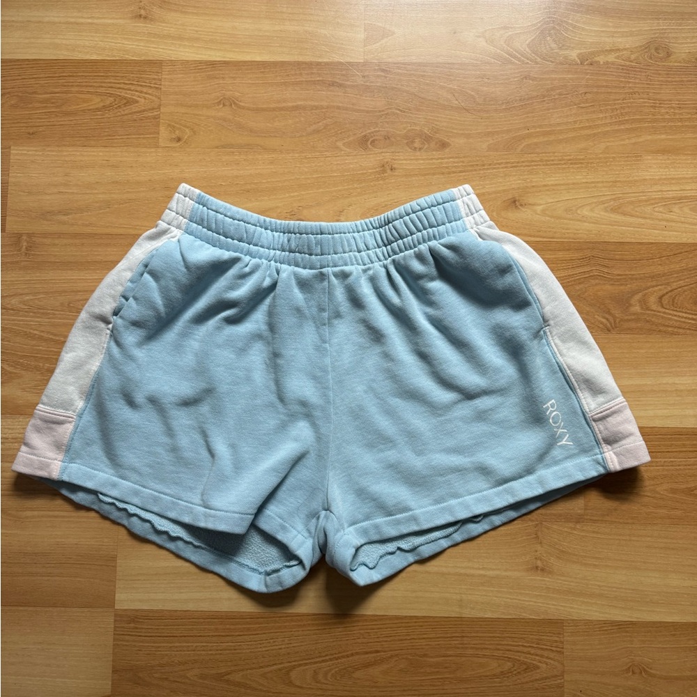 Roxy Women's Soft Blue Athletic Shorts